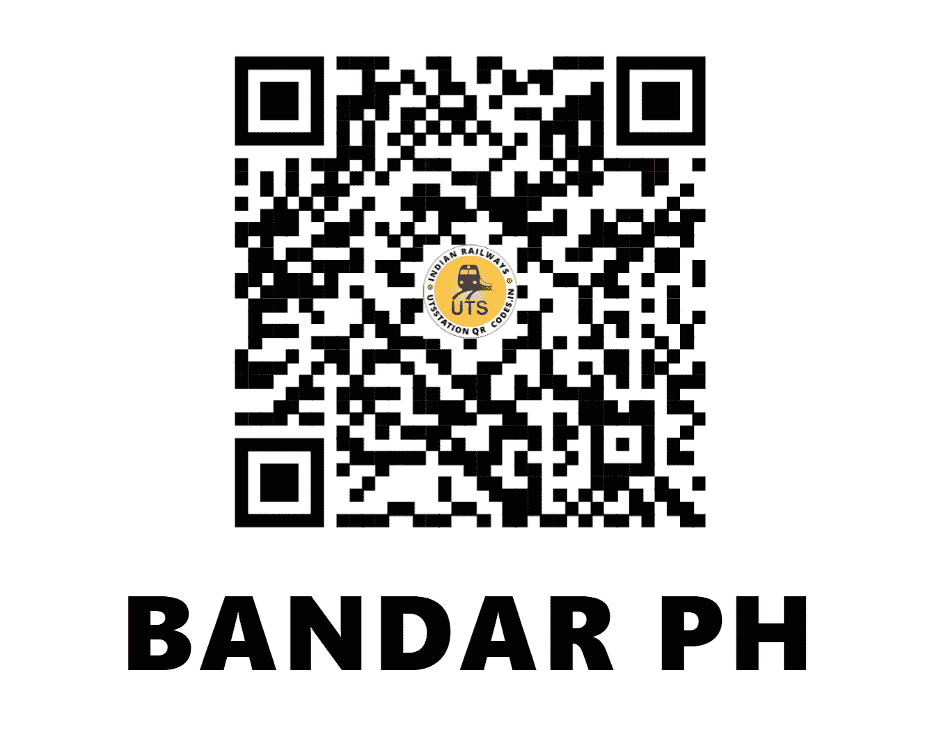 UTS QR Code for BANDAR PH - BAAR - SE (WEST BENGAL)